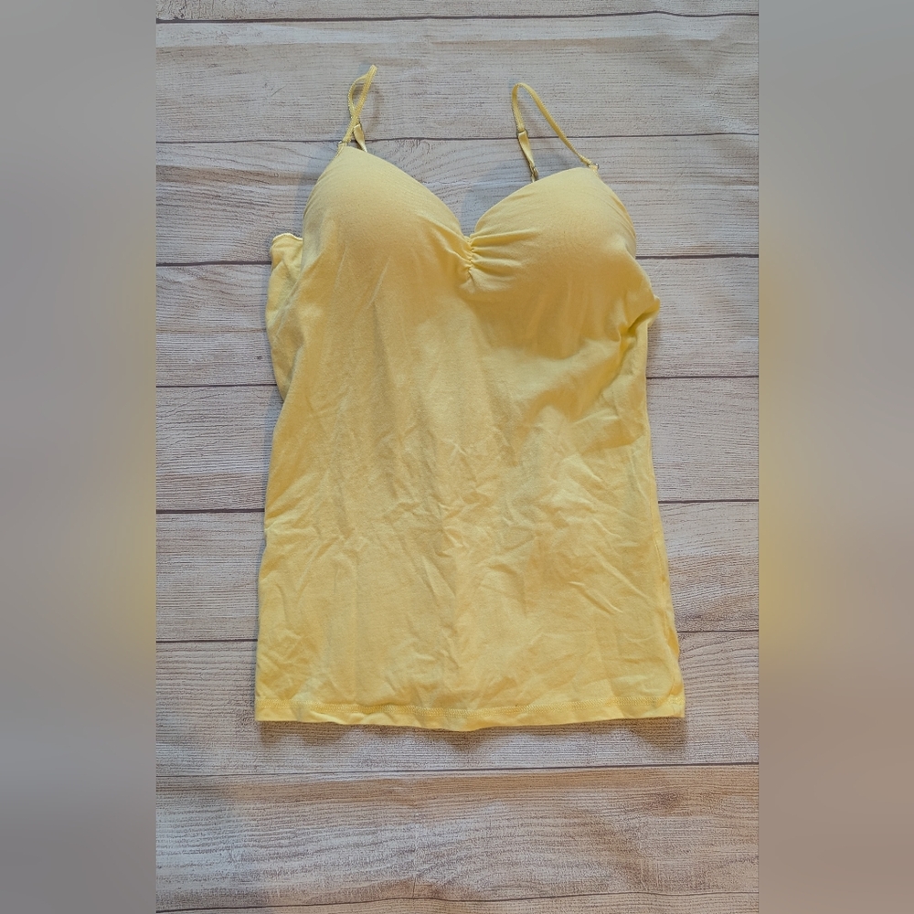 Energie Pastel Yellow Tank Top Size XL